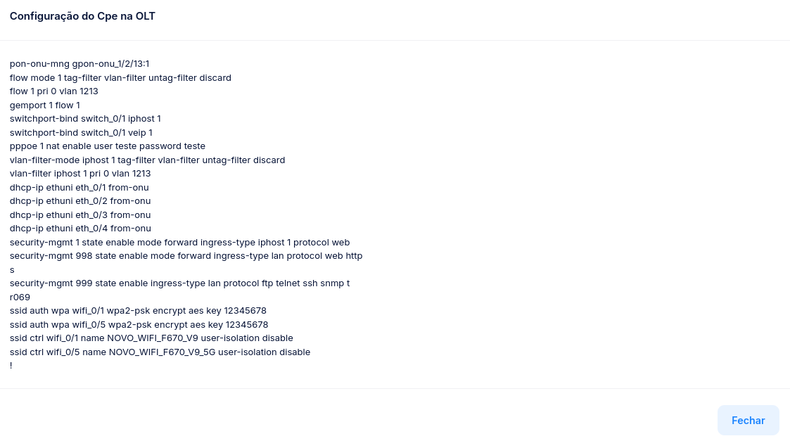 Ver configuração ONU2