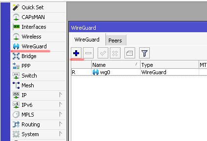Creating interface
