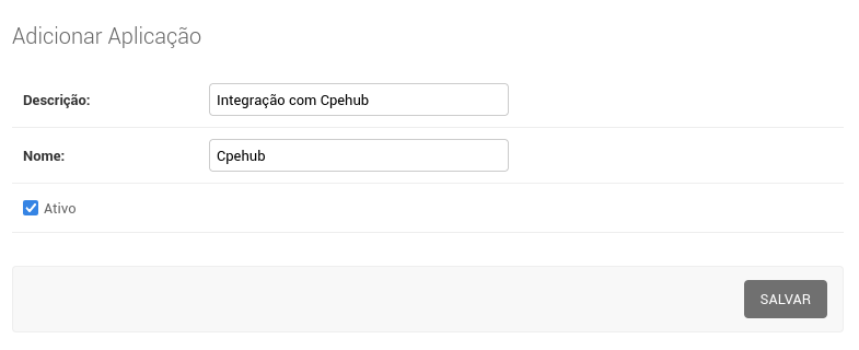 Creating Application